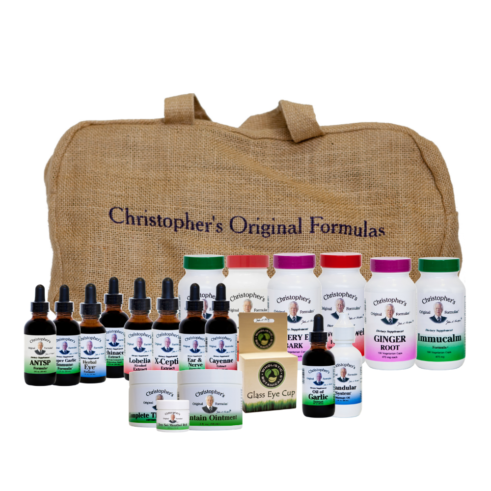 Dr. Christopher's Complete Natural Home & Travel Herbal Kit